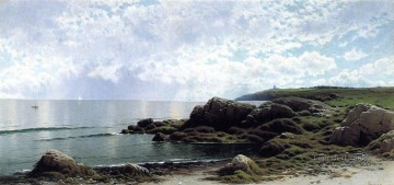 Thompson Pintura - Marea baja en la playa de Swallow Tail Cove Alfred Thompson Bricher
